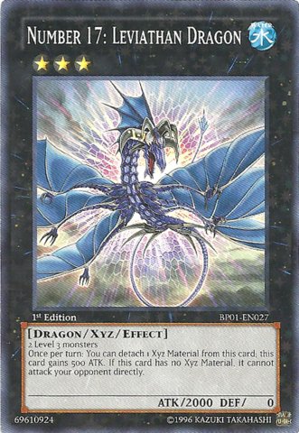 Amazon.com: YU-GI-OH! - Number 17: Leviathan Dragon (BP01-EN027